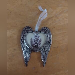 New Pet Angel Wing Photo Frame Christmas Ornament Memorial